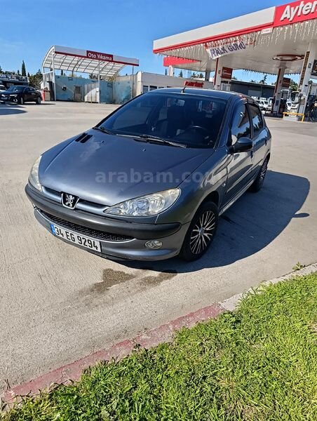 Sahibinden Peugeot 206 1.4 Fever 2007 Model İstanbul 122.000 km Gri (Gümüş)