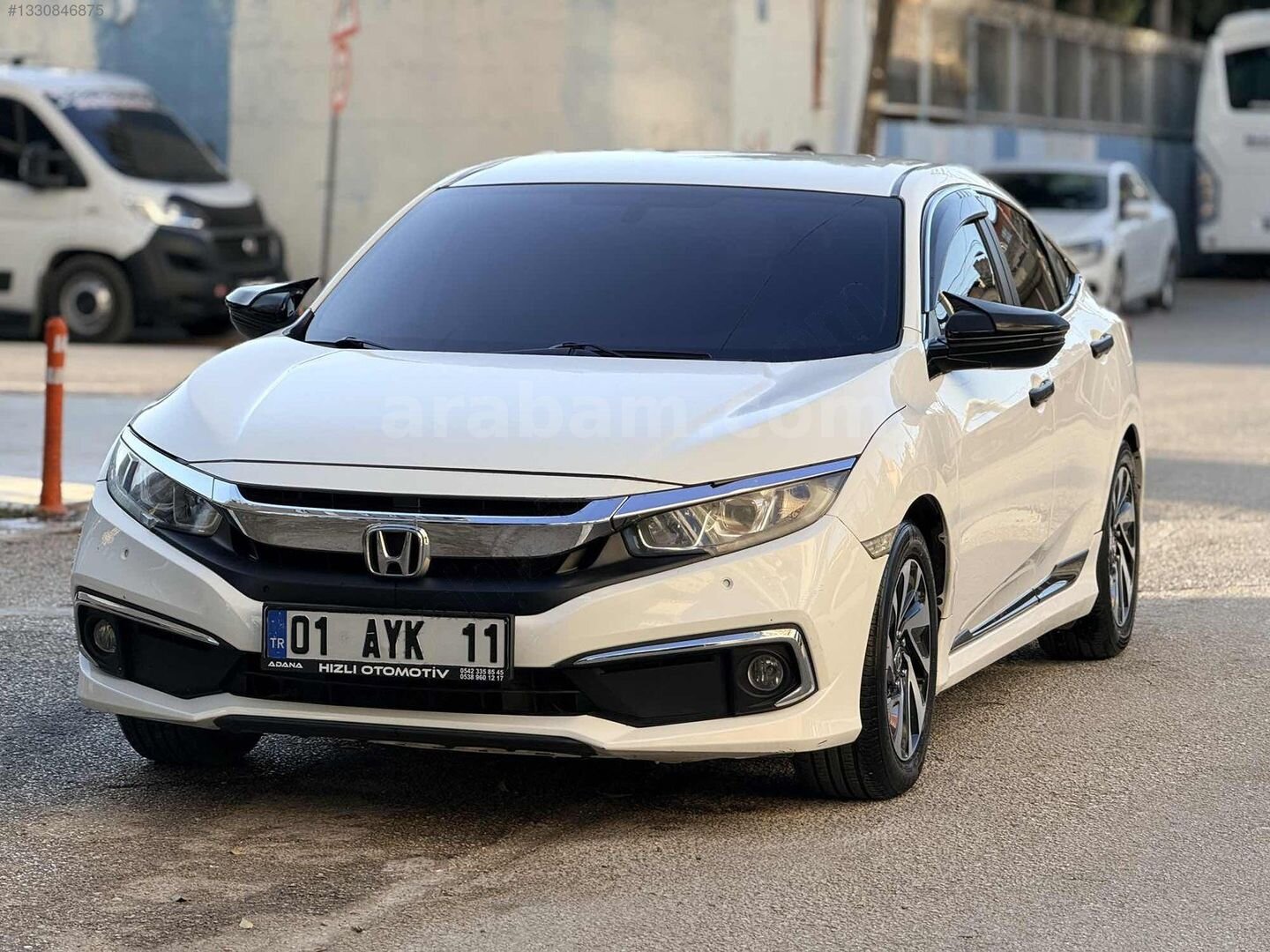 Galeriden Honda Civic 1.6i VTEC Eco Premium 2017 Model Adana 161.000 km Beyaz 3