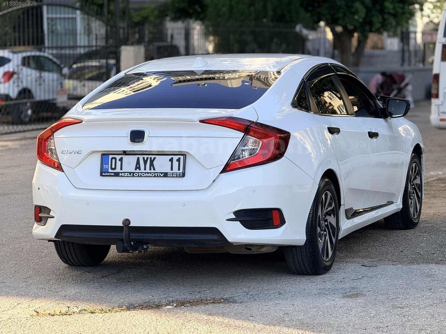 Galeriden Honda Civic 1.6i VTEC Eco Premium 2017 Model Adana 161.000 km Beyaz 6