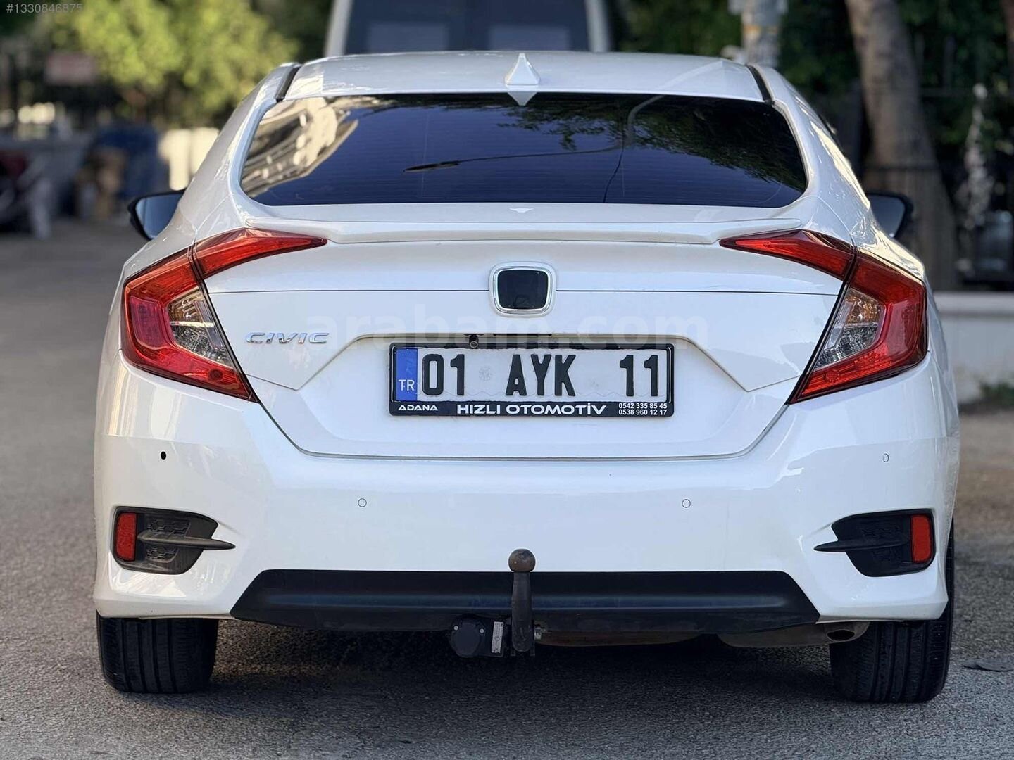 Galeriden Honda Civic 1.6i VTEC Eco Premium 2017 Model Adana 161.000 km Beyaz 7