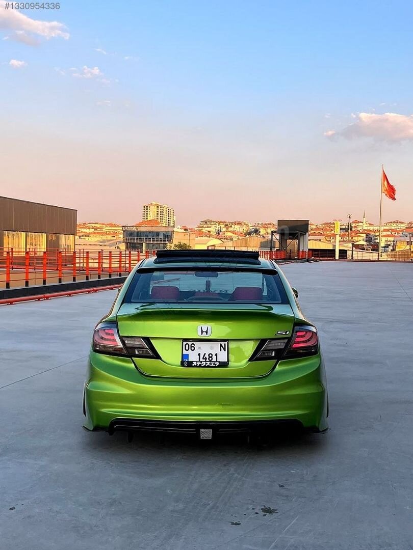 Galeriden Honda Civic 1.6i VTEC Eco Premium 2013 Model Ankara 180.000 km Yeşil 3