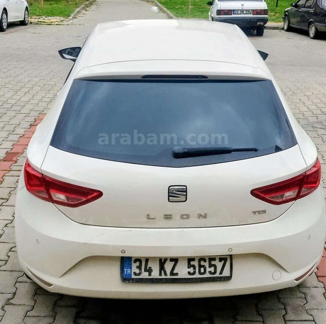 Sahibinden Seat Leon 1.6 TDI CR Style 2014 Model Kırklareli 177.000 km Beyaz 3
