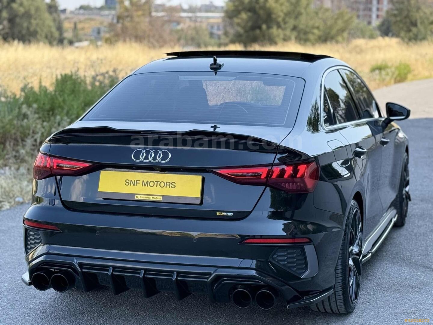 Galeriden Audi A3 Sedan 35 TFSI S-Line 2023 Model İzmir 80.000 km Siyah 7