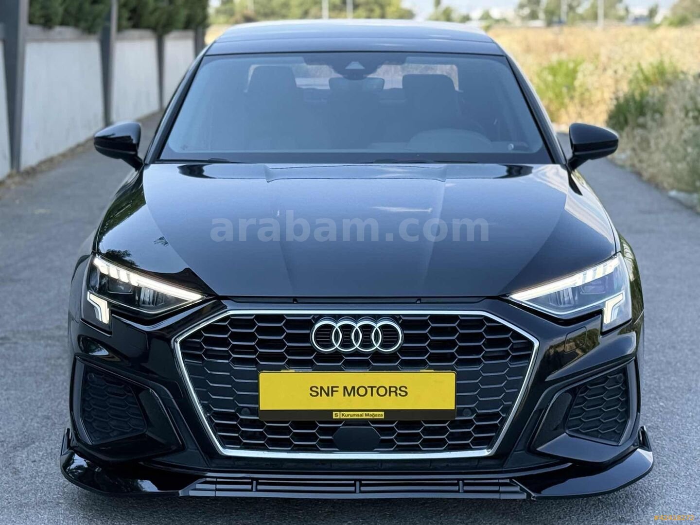 Galeriden Audi A3 Sedan 35 TFSI S-Line 2023 Model İzmir 80.000 km Siyah 4