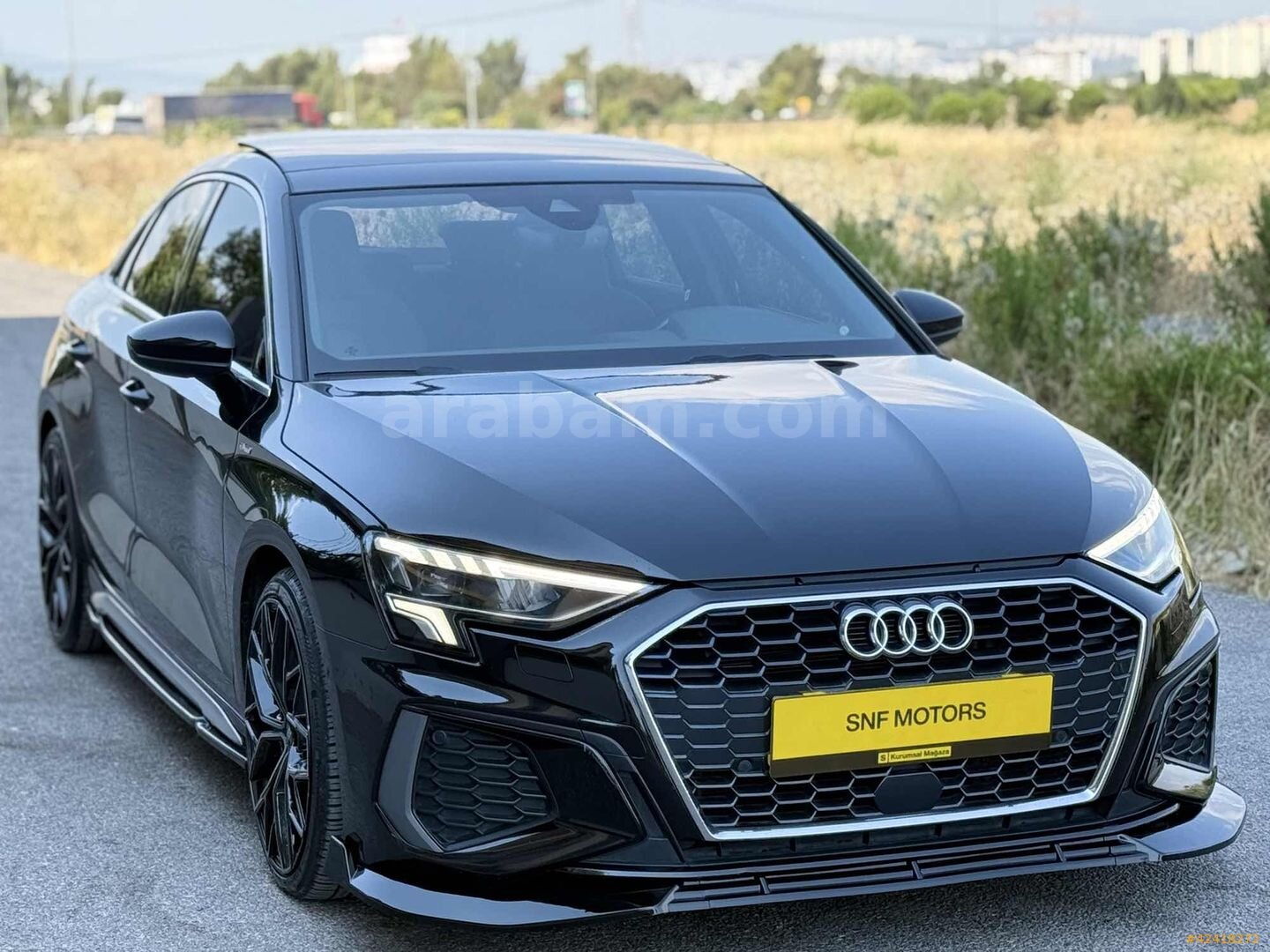 Galeriden Audi A3 Sedan 35 TFSI S-Line 2023 Model İzmir 80.000 km Siyah 3