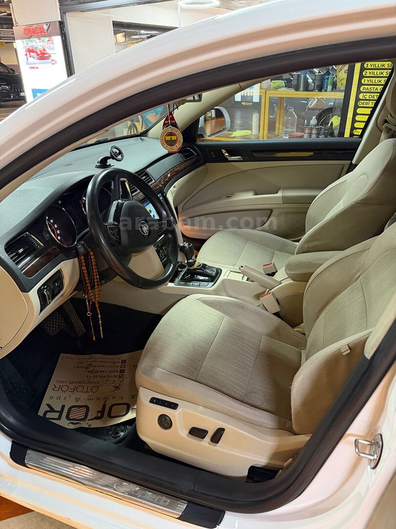 Sahibinden Skoda SuperB 1.6 TDI Elegance 2014 Model İstanbul 145.000 km Beyaz 5
