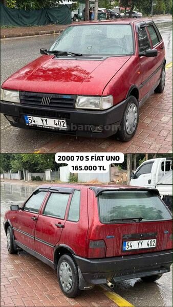 Galeriden Fiat Uno 70 S 2000 Model Sakarya 400.000 km Bordo