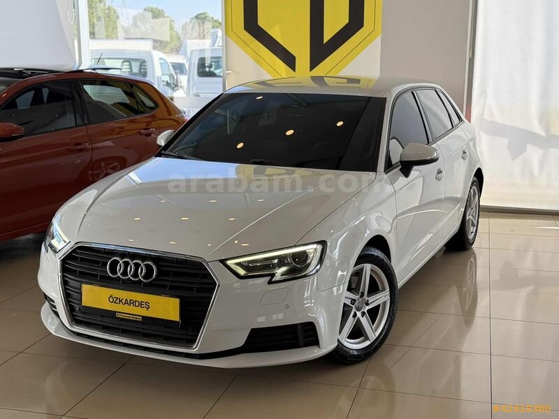 Galeriden Audi A3 Sportback 1.0 TFSI Dynamic 2018 Model Denizli 80.000 km Beyaz