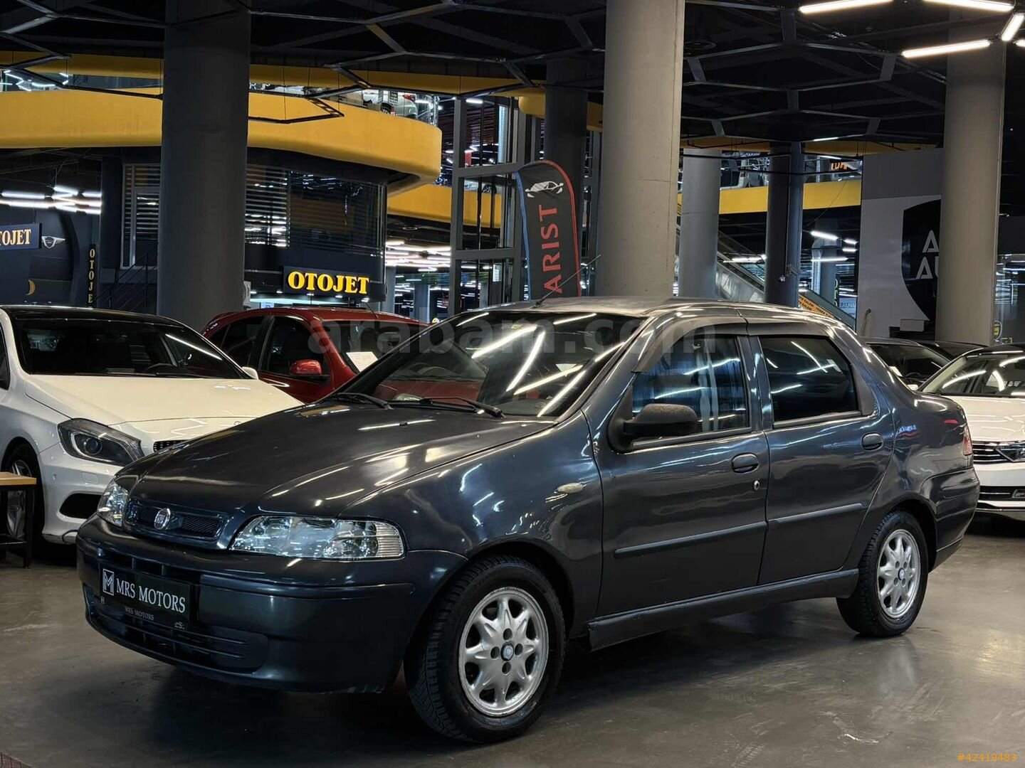 Galeriden Fiat Albea 1.3 Multijet EL 2004 Model İstanbul 311.000 km Füme 7