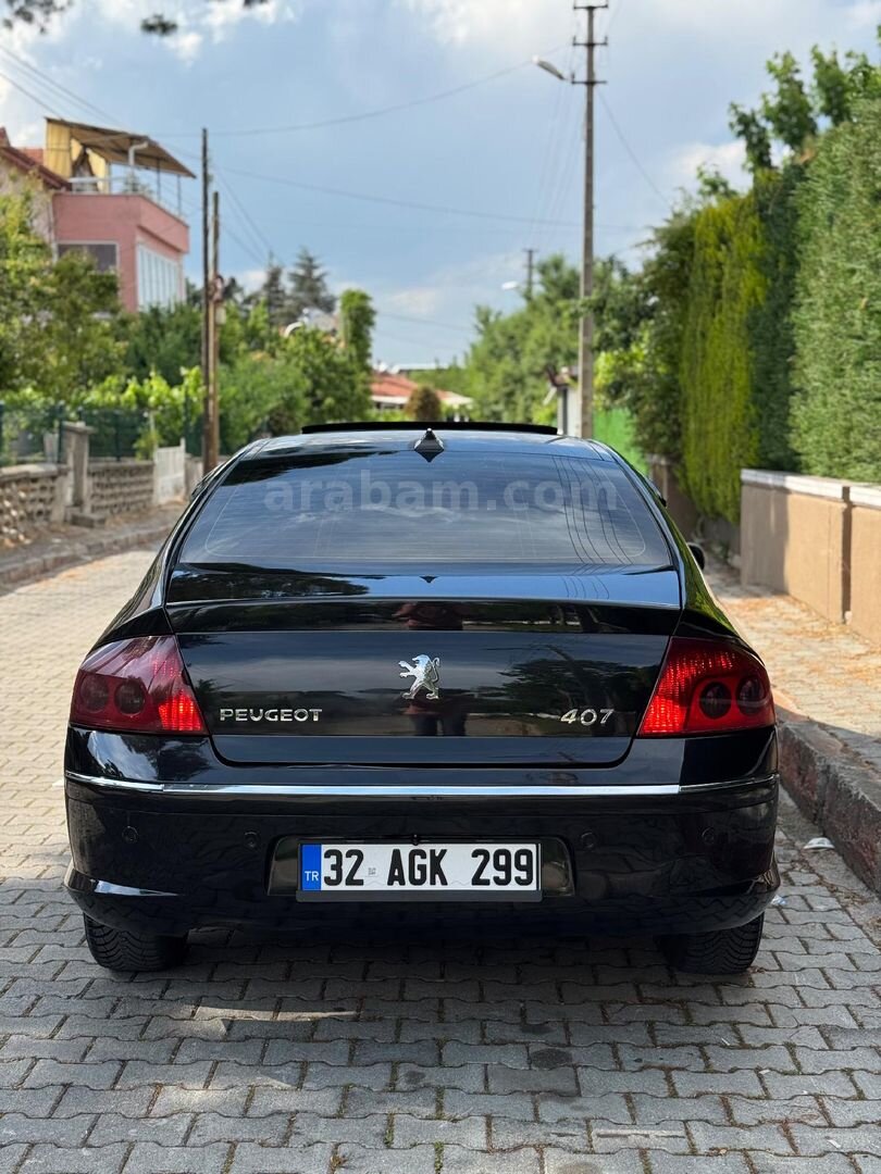 Sahibinden Peugeot 407 1.6 HDi Comfort 2006 Model Isparta 503.000 km Siyah 4
