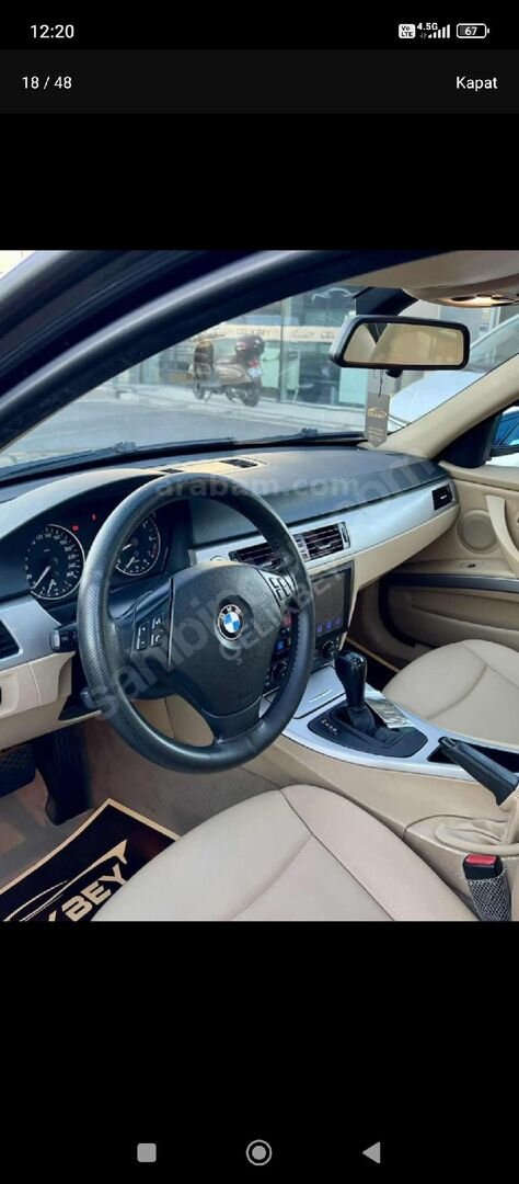 Sahibinden BMW 3 Serisi 318i Standart 2006 Model Ankara 211.515 km Siyah 6