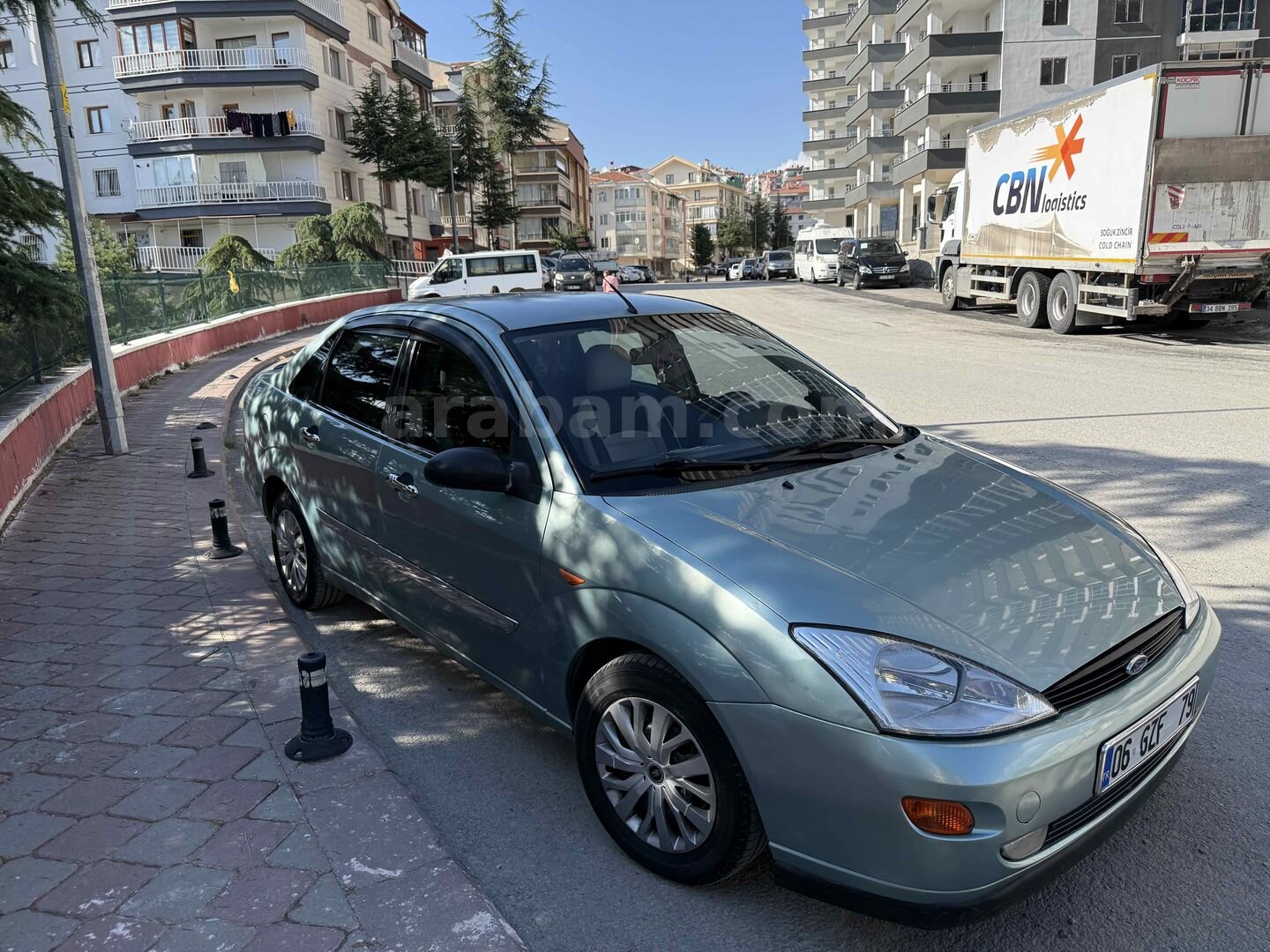 Sahibinden Ford Focus 1.6 Ambiente 1999 Model Ankara 260.000 km Yeşil (metalik) 3