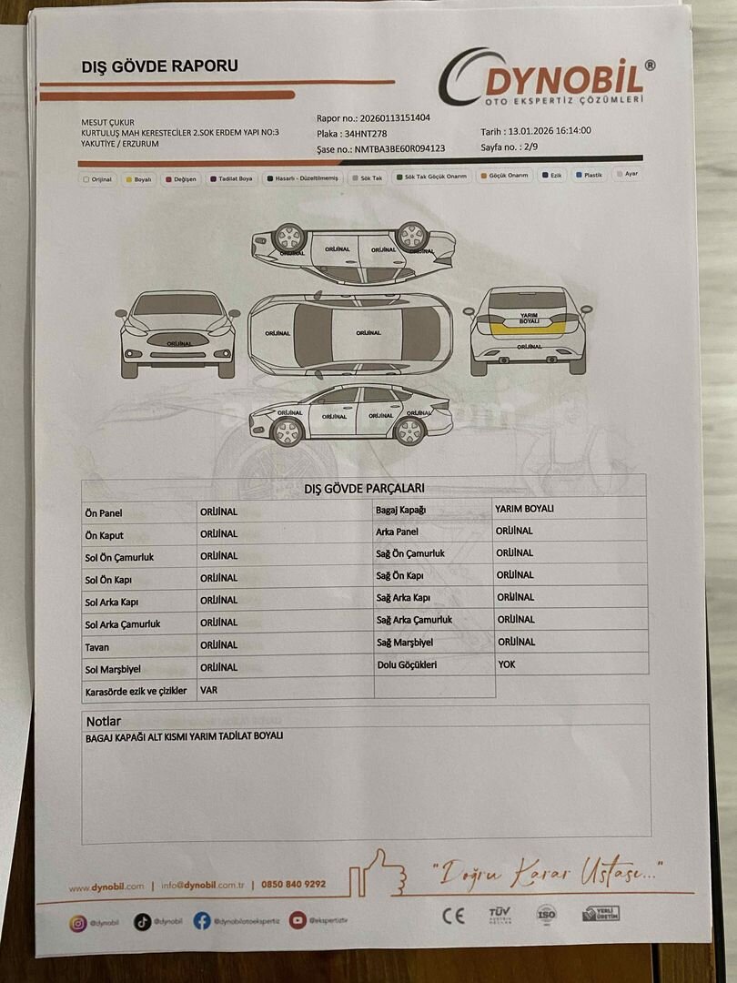 Sahibinden Toyota Corolla 1.5 Dream 2023 Model Erzurum 34.000 km Mavi (metalik) 3