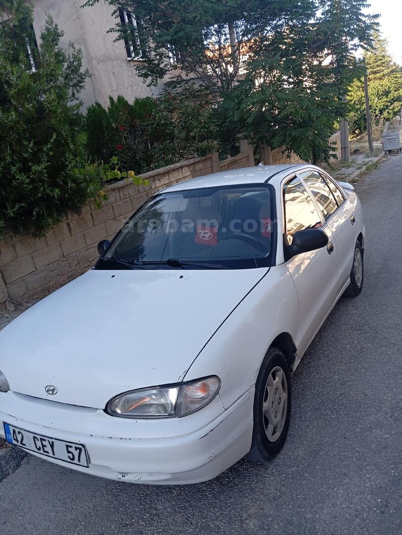 Sahibinden Hyundai Accent 1.5 GLS 1997 Model Karaman 350.000 km Beyaz 2
