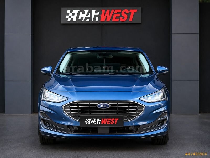 Galeriden Ford Focus 1.5 EcoBlue Titanium Stil 2025 Model İstanbul 50.000 km Mavi