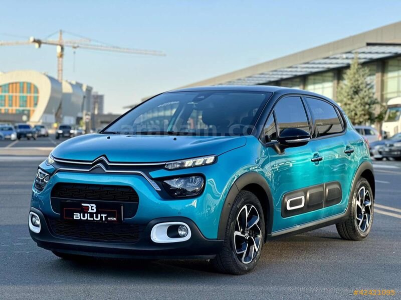 Galeriden Citroen C3 1.2 PureTech Shine 2020 Model Ankara 74.000 km Mavi