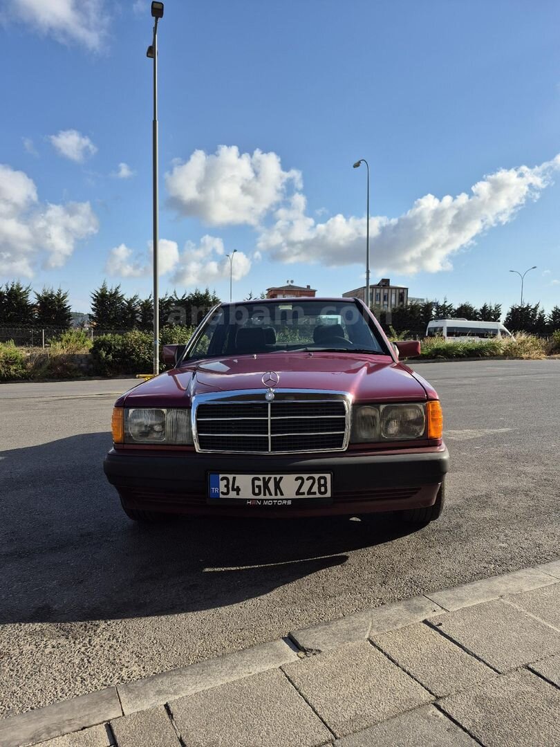 Sahibinden Mercedes - Benz 190 E 1.8 1990 Model İstanbul 120.000 km Bordo 2