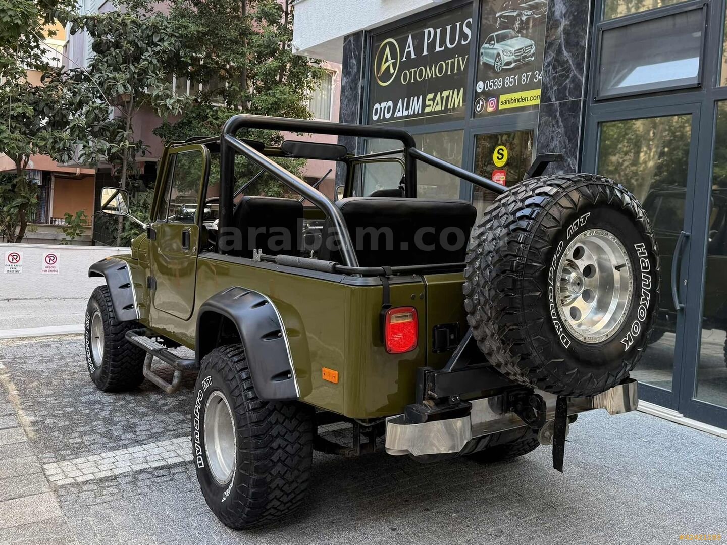 Galeriden Jeep CJ CJ-8 1980 Model İstanbul 10.000 km Yeşil 6