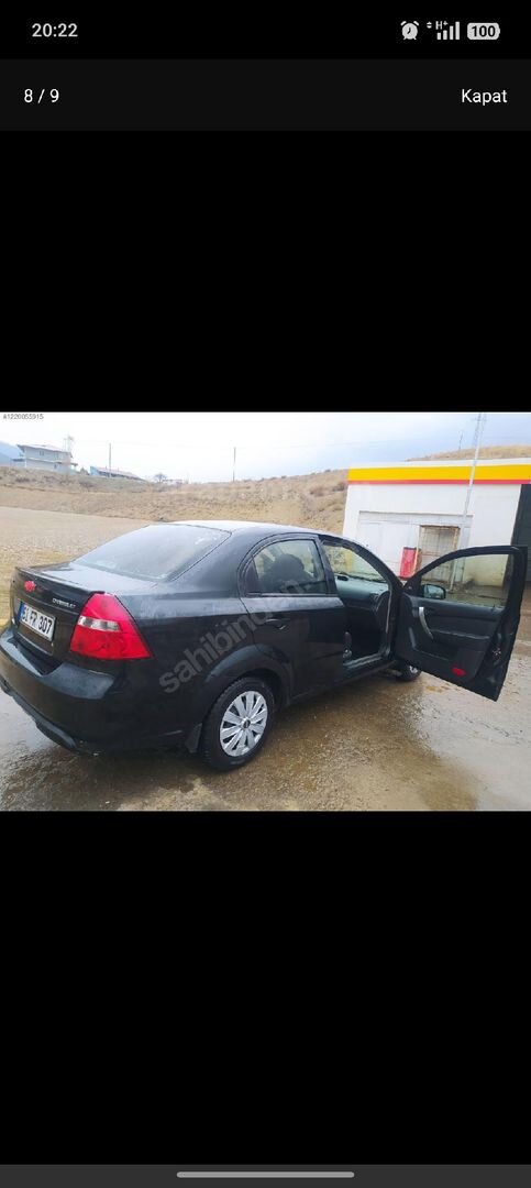 Sahibinden Chevrolet Aveo 1.2 SE 2009 Model Erzurum 198.000 km Siyah 3