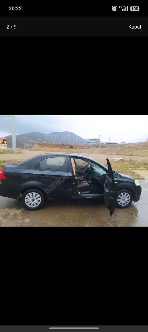 Sahibinden Chevrolet Aveo 1.2 SE 2009 Model Erzurum 198.000 km Siyah 5