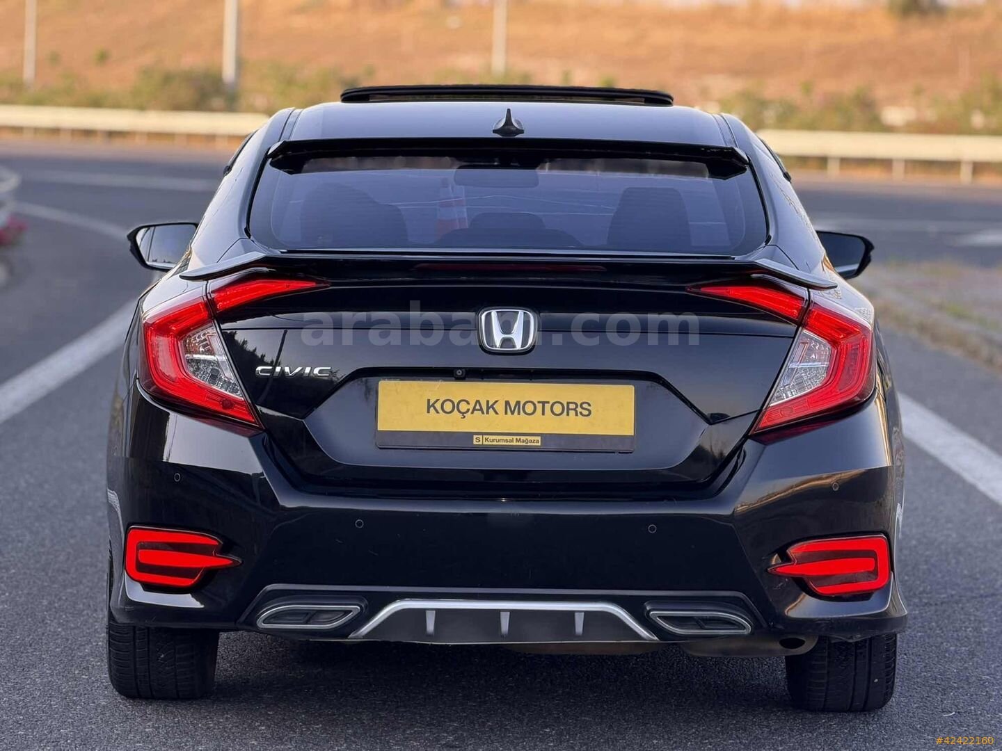 Galeriden Honda Civic 1.6i VTEC Eco Executive 2017 Model İstanbul 213.000 km Siyah 7