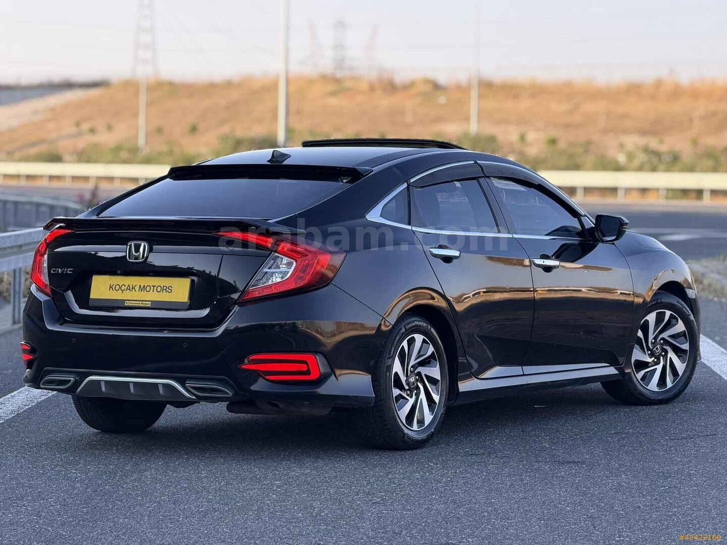 Galeriden Honda Civic 1.6i VTEC Eco Executive 2017 Model İstanbul 213.000 km Siyah 6