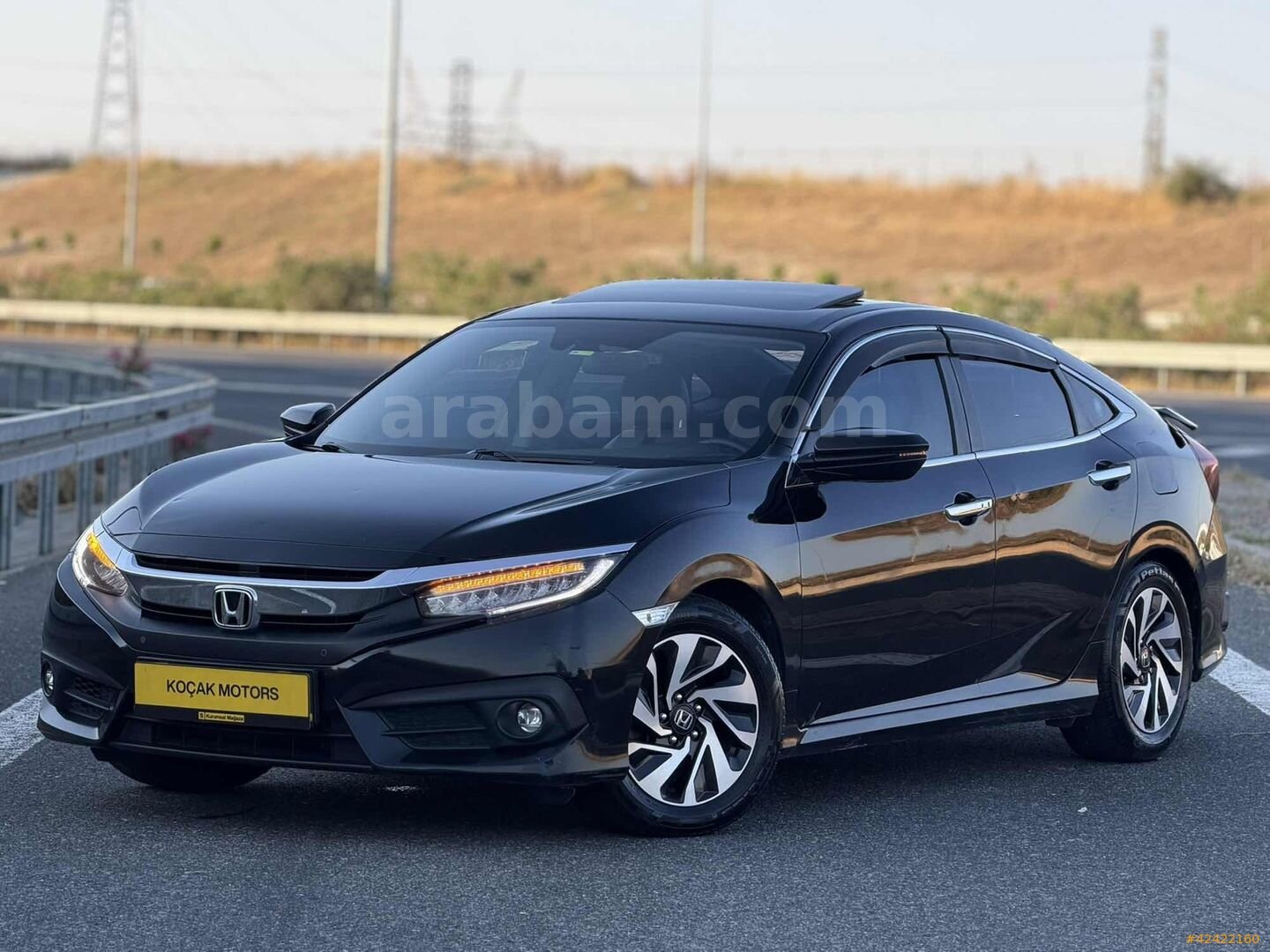 Galeriden Honda Civic 1.6i VTEC Eco Executive 2017 Model İstanbul 213.000 km Siyah 3