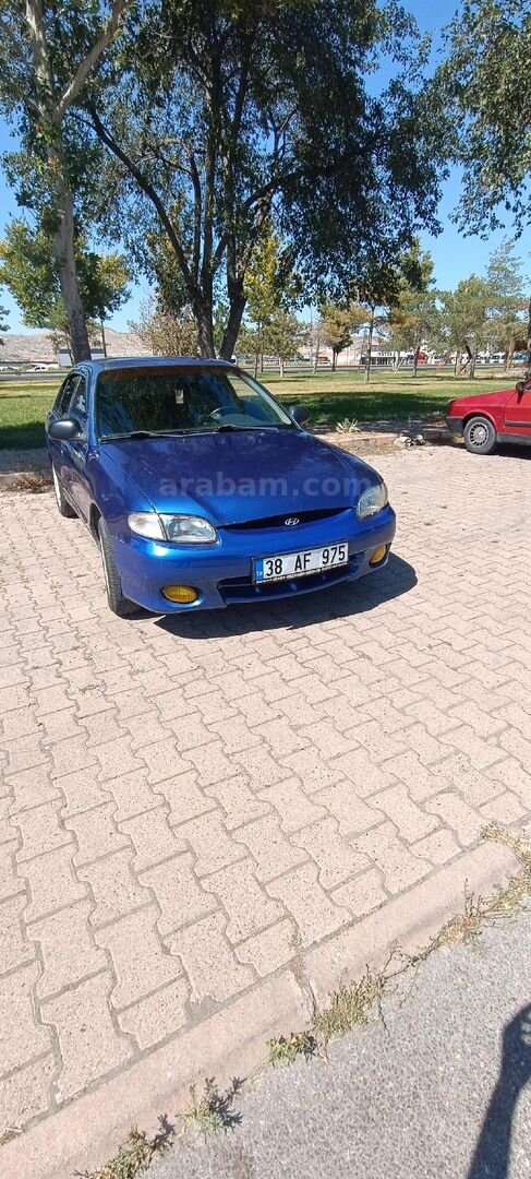 Sahibinden Hyundai Accent 1.5 GLS 1999 Model Kayseri 340.000 km Mavi 2