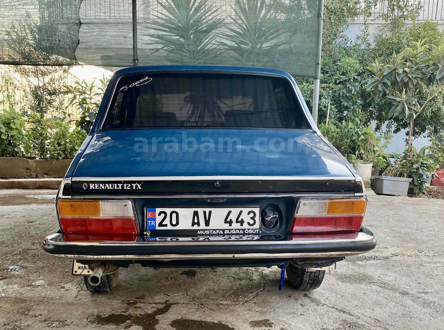 Sahibinden Renault R 12 TX 1987 Model Antalya 41.000 km Mavi 6