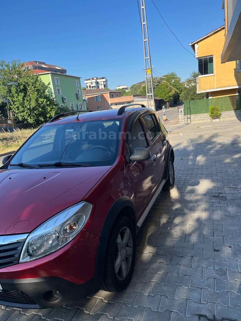 Sahibinden Dacia Sandero 1.5 dCi Stepway 2012 Model İstanbul 217.513 km Kırmızı 2