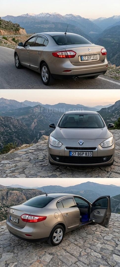 Sahibinden Renault Fluence 1.6 Expression 2010 Model Hatay 326.000 km Kahverengi 2