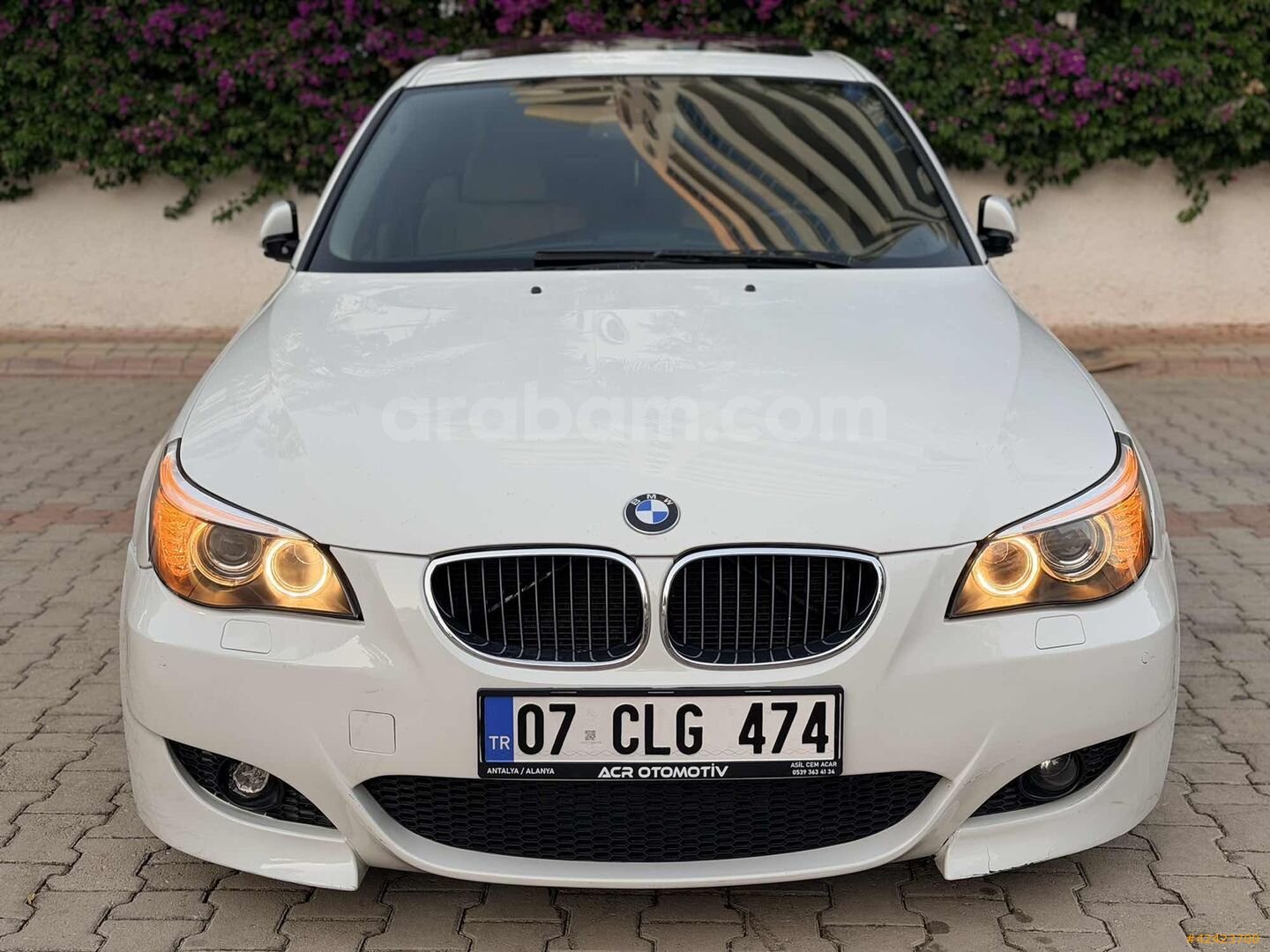 Galeriden BMW 5 Serisi 520d M Sport 2008 Model Antalya 404.000 km Beyaz 3