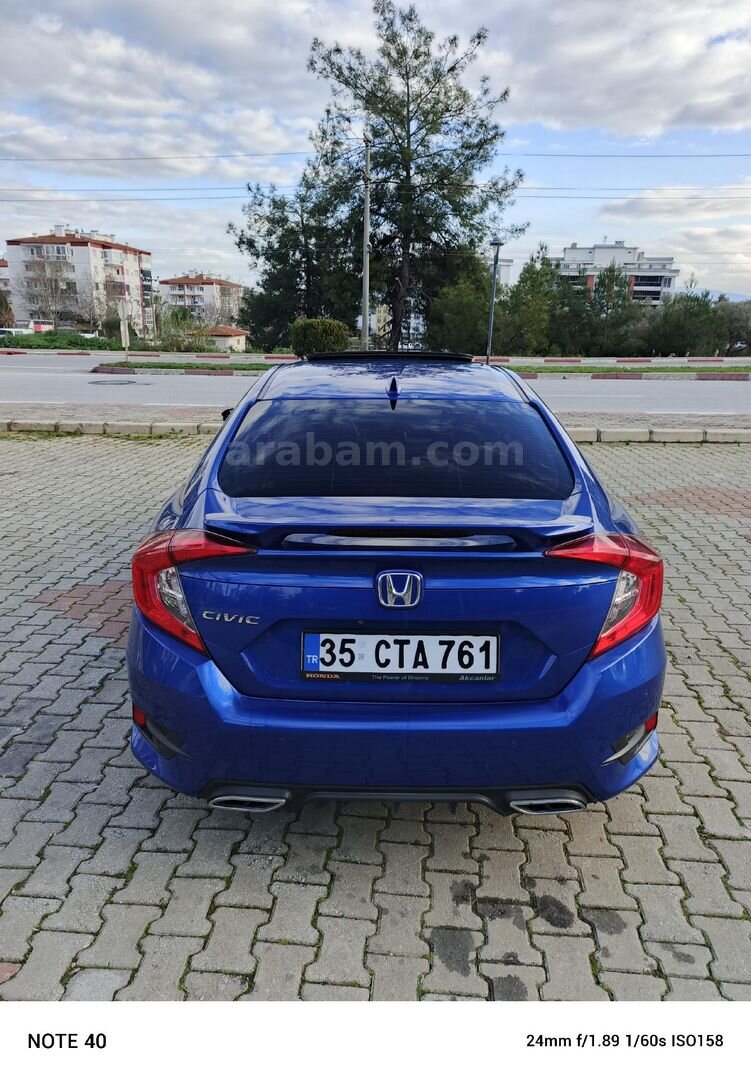 Sahibinden Honda Civic 1.6i VTEC Eco Elegance 2016 Model İzmir 130.000 km Mavi 6