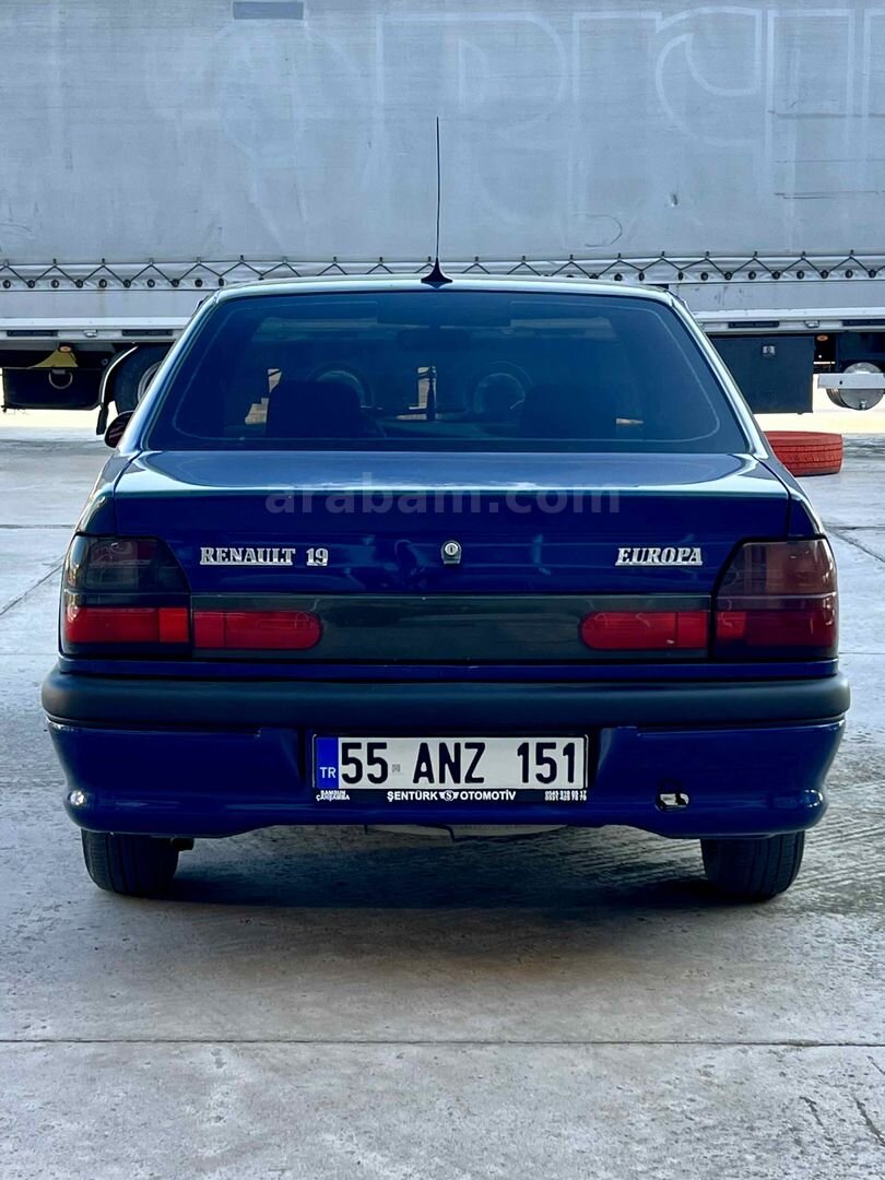 Galeriden Renault R 19 1.6 Europa RNE 1998 Model Samsun 227.000 km Mavi (metalik) 7