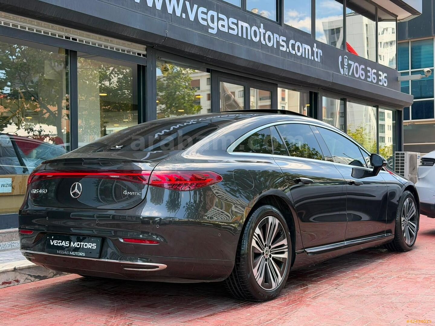 Galeriden Mercedes - Benz EQS 450+ 2023 Model İstanbul 48.450 km Gri 7