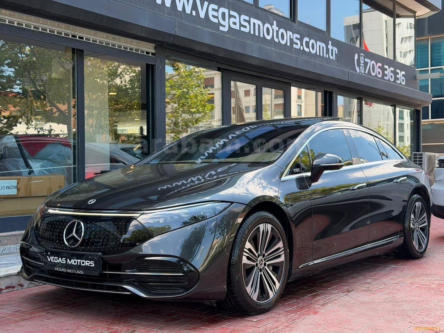 -VEGAS MOTORS-2023 MERCEDES BENZ EQS 450 BURMESTER ARKA AKS