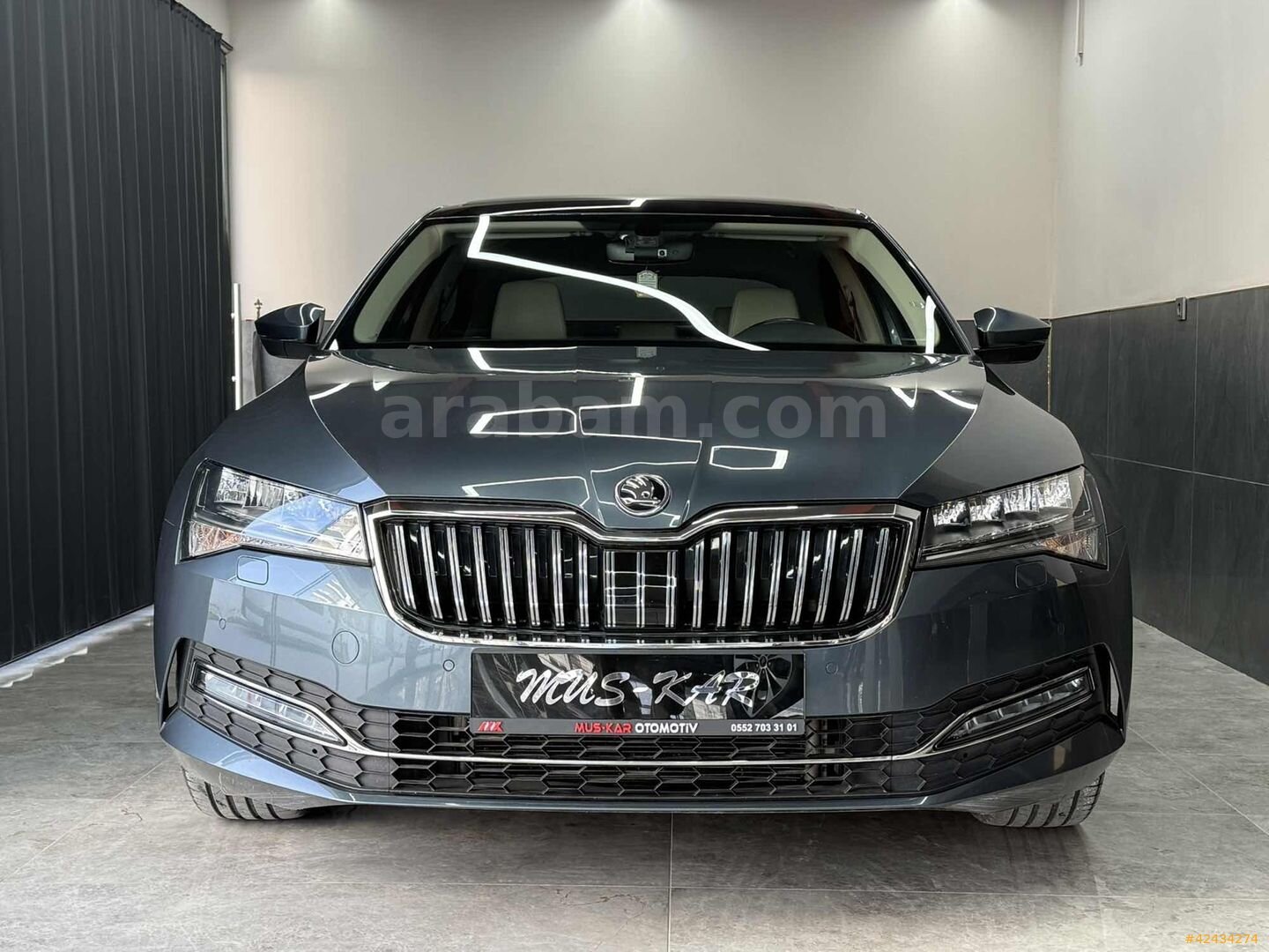 Galeriden Skoda SuperB 1.5 TSI Prestige 2021 Model Hatay 108.000 km Füme 3