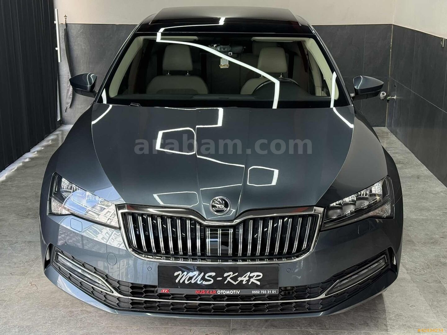 Galeriden Skoda SuperB 1.5 TSI Prestige 2021 Model Hatay 108.000 km Füme 4
