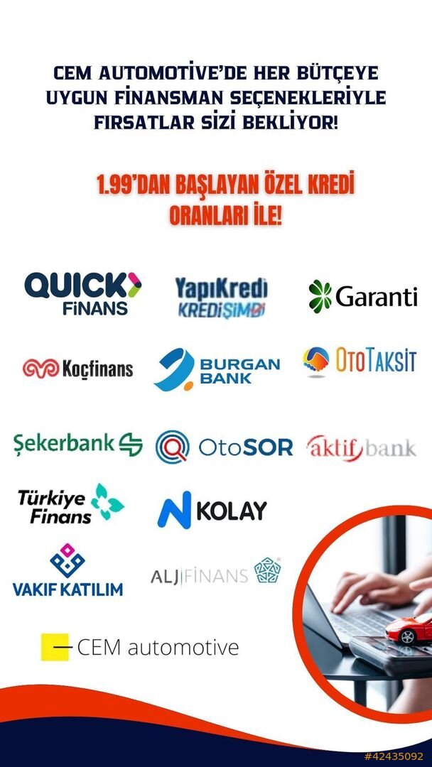 CEMautomotive-K.KARTINA 12 AY TAKSİT-100.000 TL %0 FAİZ İMKANI 2
