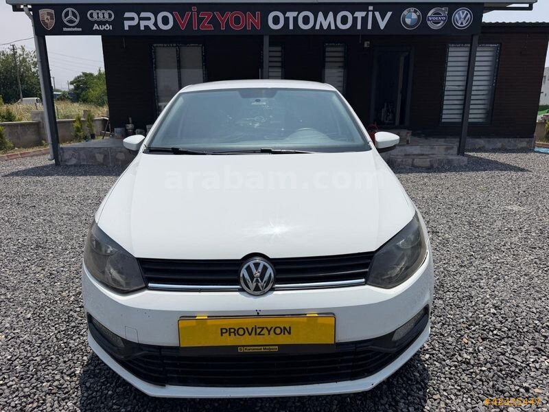 Galeriden Volkswagen Polo 1.4 TDi Trendline 2016 Model Hatay 196.000 km Beyaz