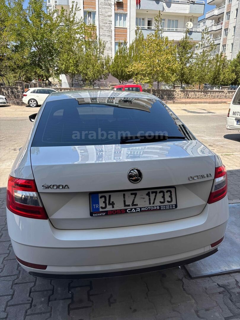 Sahibinden Skoda Octavia 1.6 TDI Optimal 2017 Model Gaziantep 207.500 km Beyaz 3