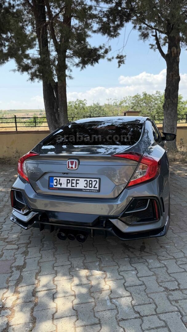Galeriden Honda Civic 1.6i VTEC Executive 2017 Model İstanbul 100.000 km Gri 6