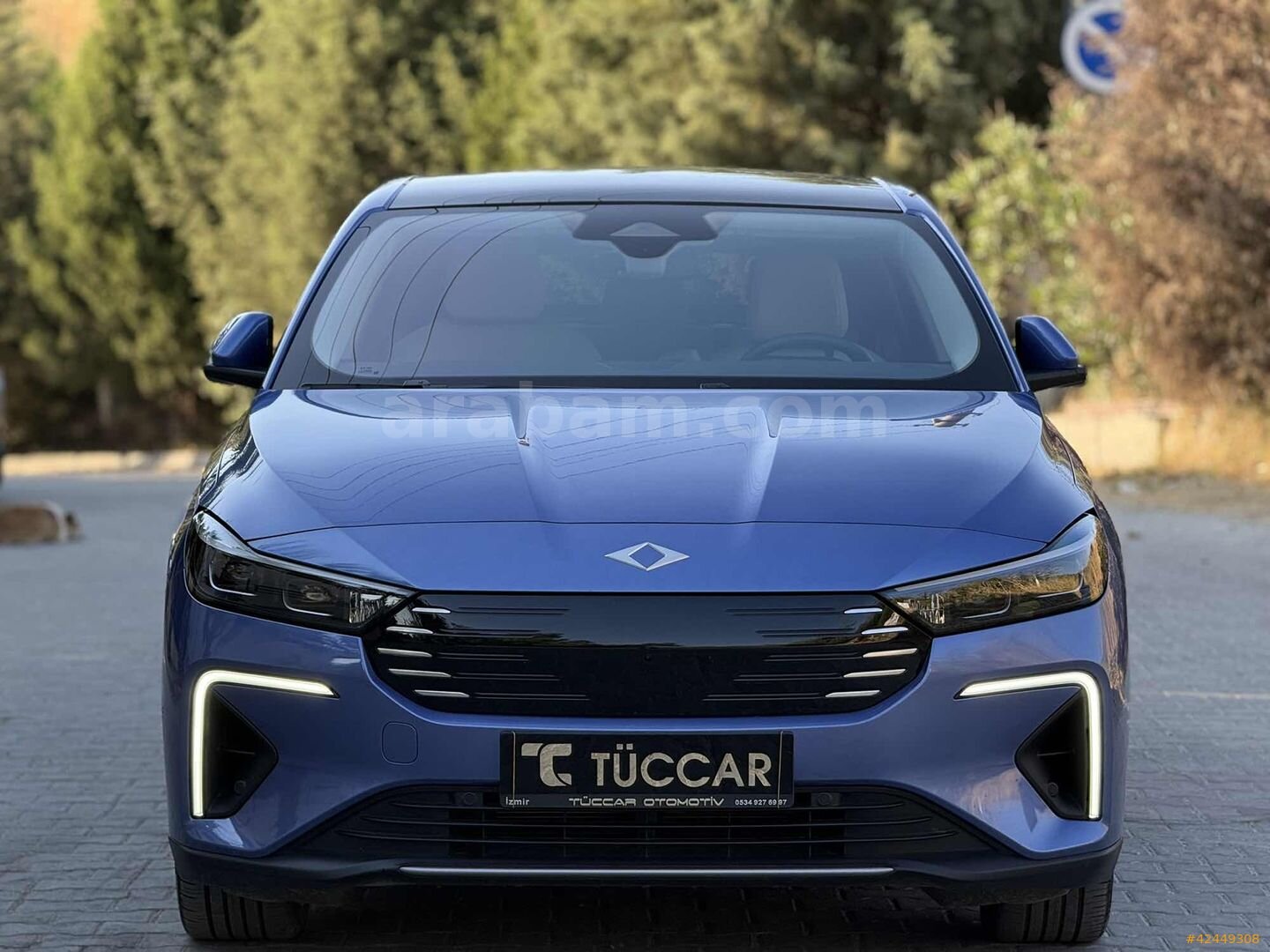 Galeriden TOGG T10F V2 Uzun Menzil 2025 Model İzmir 13.000 km Mavi 2