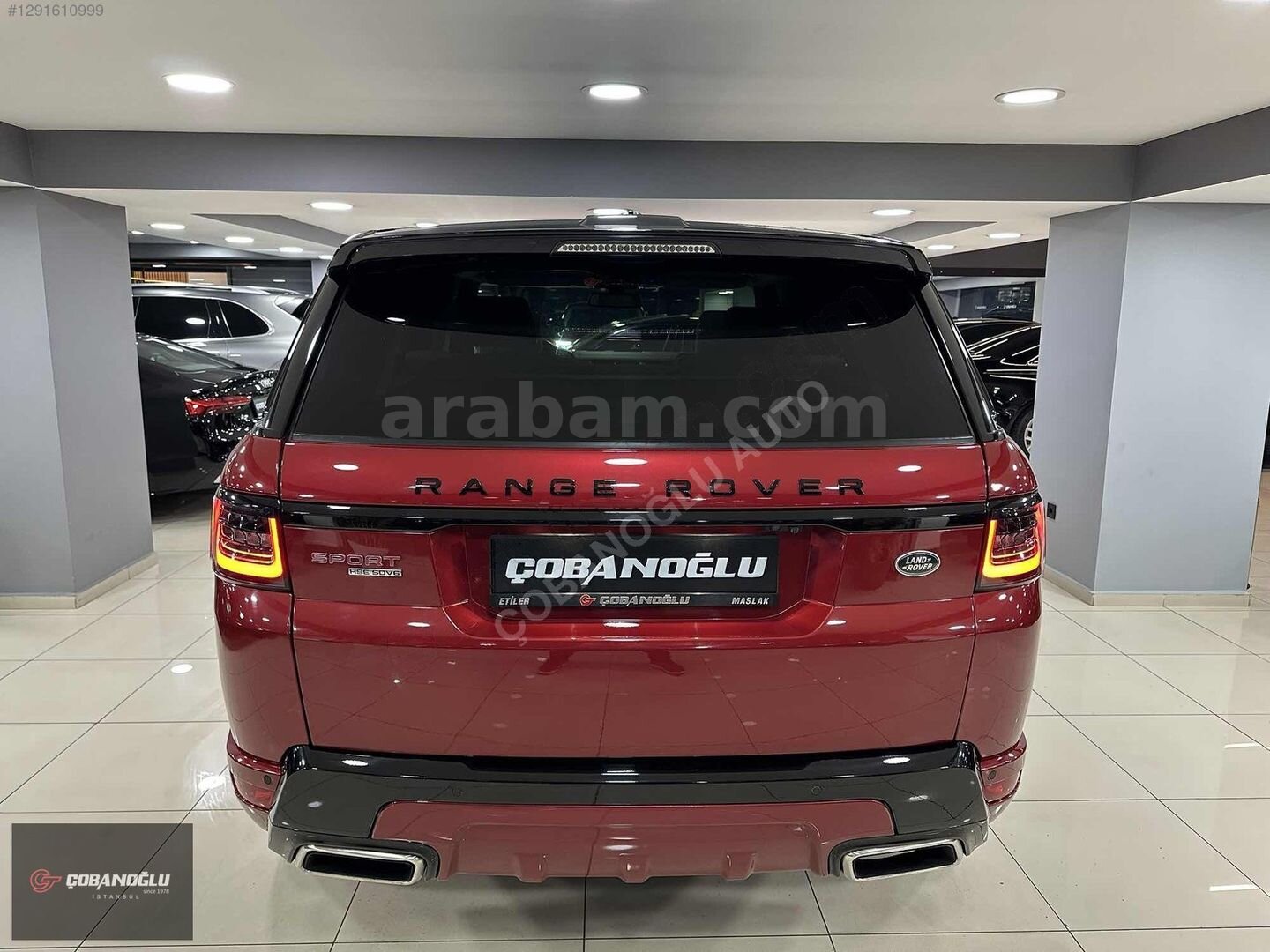Galeriden Land Rover Range Sport 3.0 SDV6 HSE Dynamic 2016 Model İstanbul 275.000 km Bordo 3