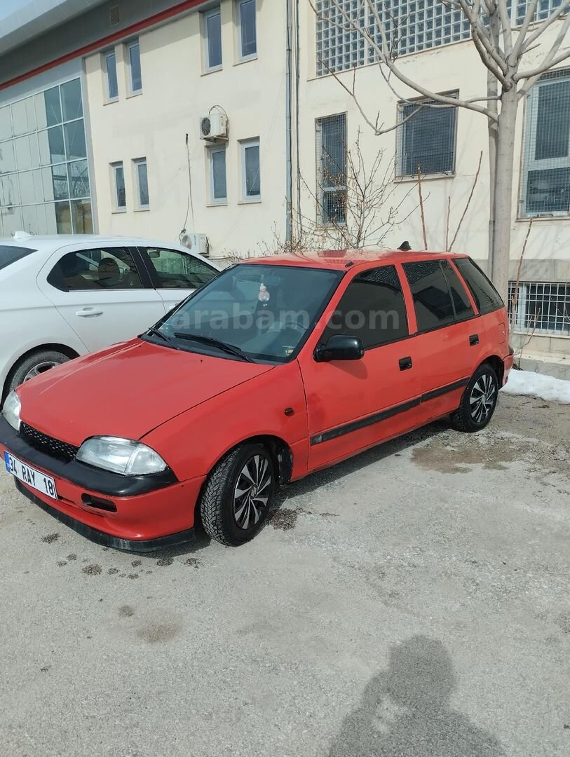 Sahibinden Suzuki Swift 1.0 GL 1992 Model Van 80.000 km Kırmızı 2
