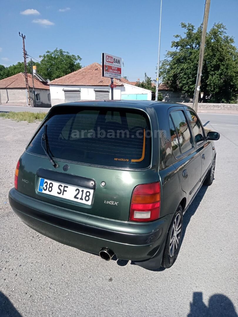 Sahibinden Nissan Micra 1.3 GX 1997 Model Kayseri 160.000 km Yeşil (metalik) 4