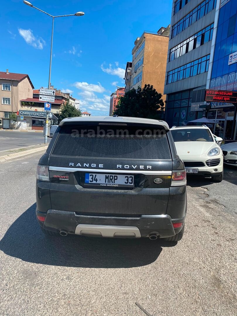Galeriden Land Rover Range Sport 3.0 SDV6 HSE Dynamic 2016 Model İstanbul 350.000 km Siyah 5