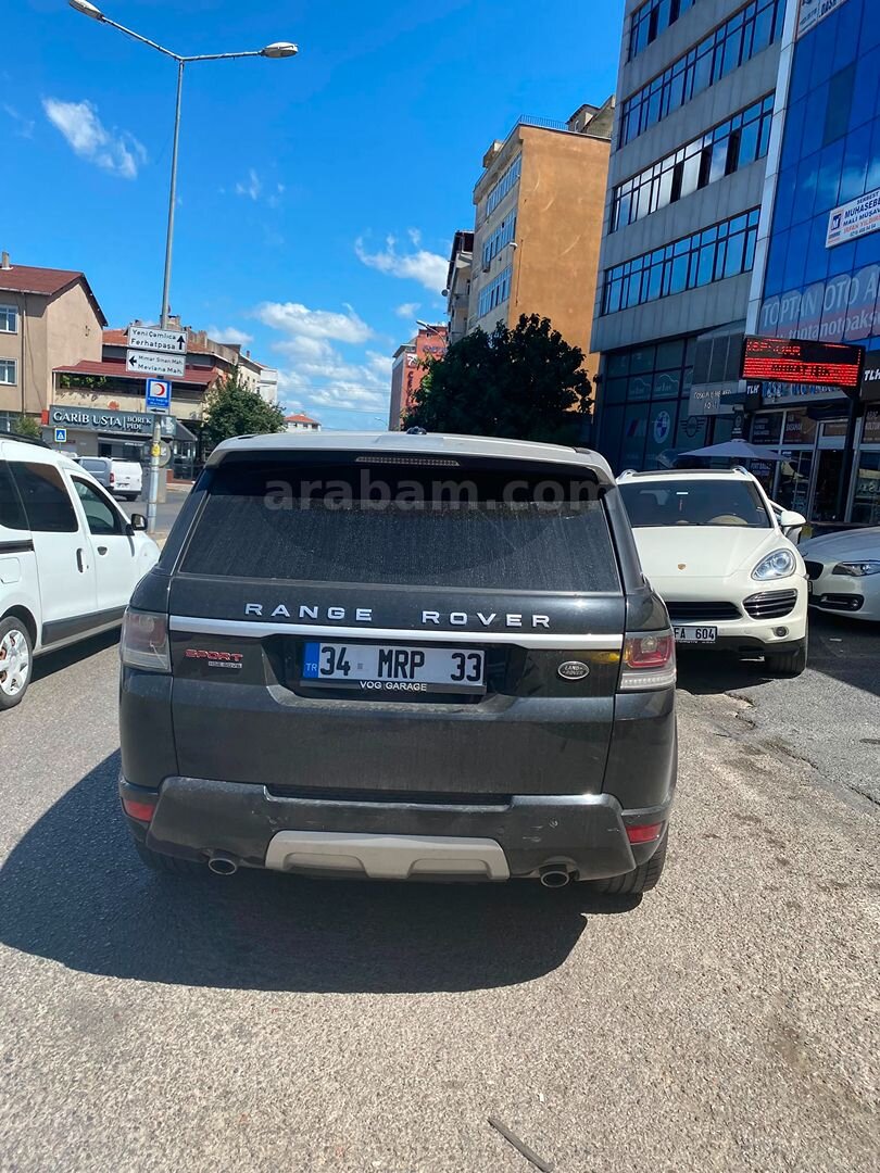 Galeriden Land Rover Range Sport 3.0 SDV6 HSE Dynamic 2016 Model İstanbul 350.000 km Siyah 4