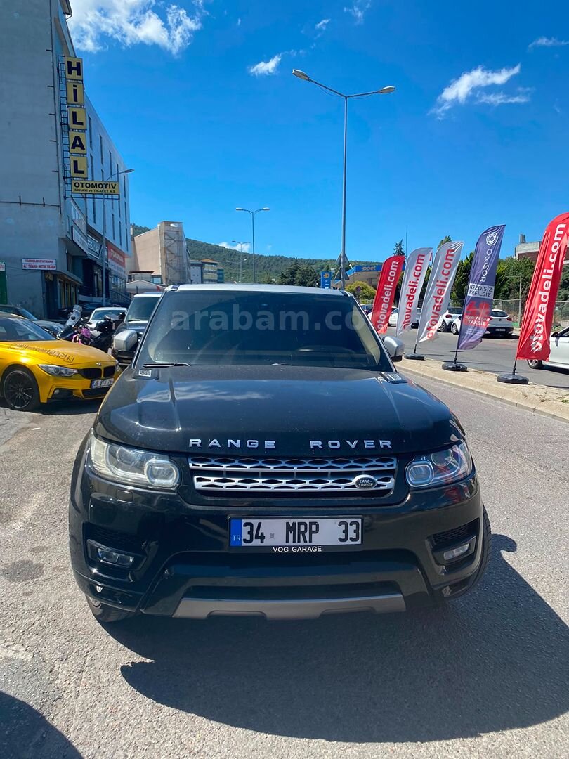Galeriden Land Rover Range Sport 3.0 SDV6 HSE Dynamic 2016 Model İstanbul 350.000 km Siyah 2