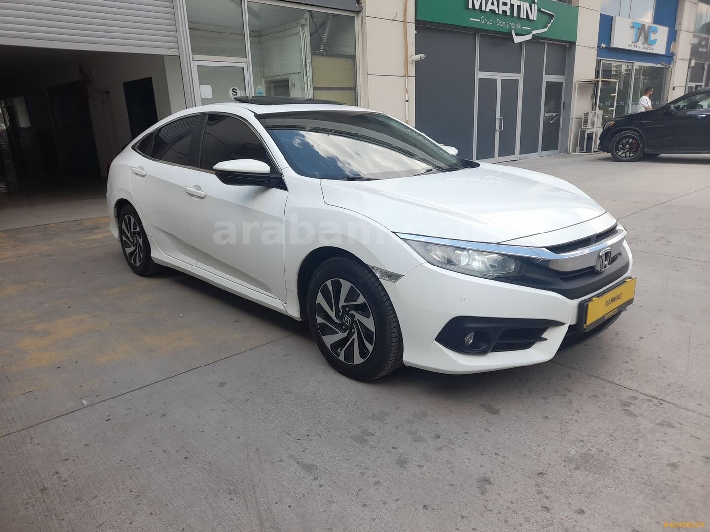Galeriden Honda Civic 1.6i VTEC Eco Elegance 2019 Model Ankara 150.000 km Beyaz 5